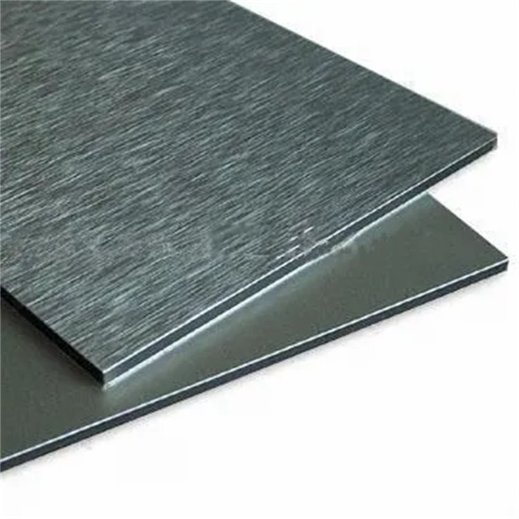 Pannello di rivestimento in alluminio spazzolato con anima spezzata