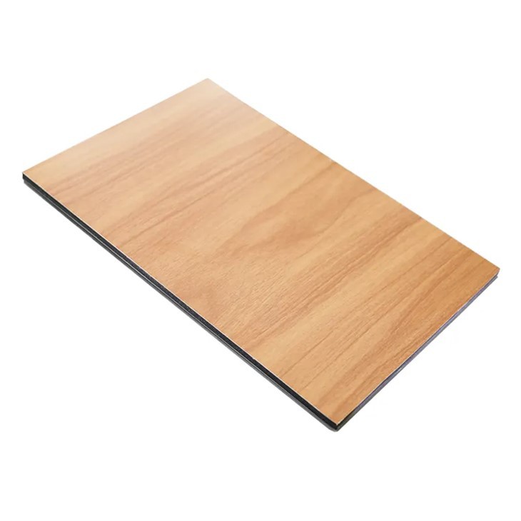 Pannello ACP professionale da 3 mm 4 mm Pannello composito in alluminio a grana di legno