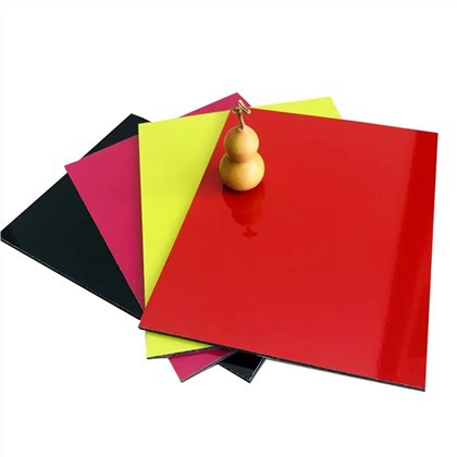 Pannello composito in alluminio di colore puro lucido per mobili da cucina