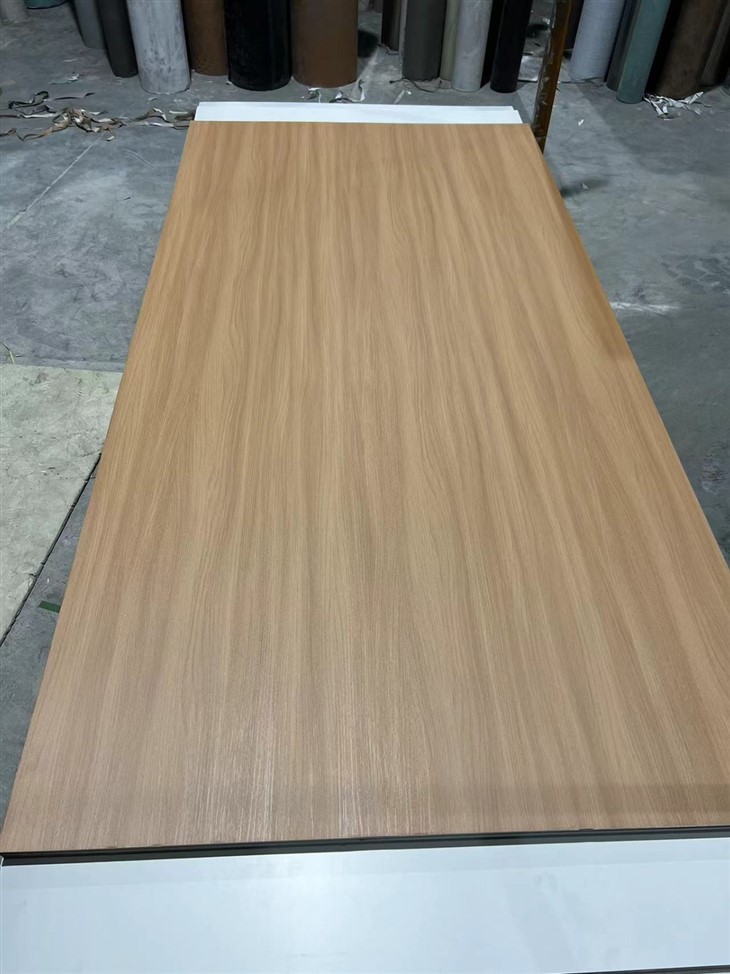 Wood Veneer Mirror Wall Panel Bamboo Charcoal Metallic Board